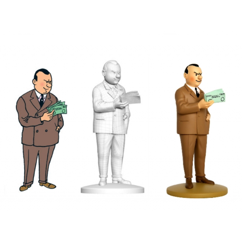 Figurine Moulinsart Tintin - Al Capone le roi des gangsters (kiosque)