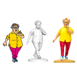 Figurine Moulinsart Tintin - Peggy Alcazar la tigresse (kiosque)