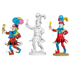 Figurine Moulinsart Tintin - Le joyeux turluron danse (kiosque)