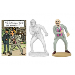 Figurine Moulinsart Tintin - Le docteur Müller incendiaire (kiosque)
