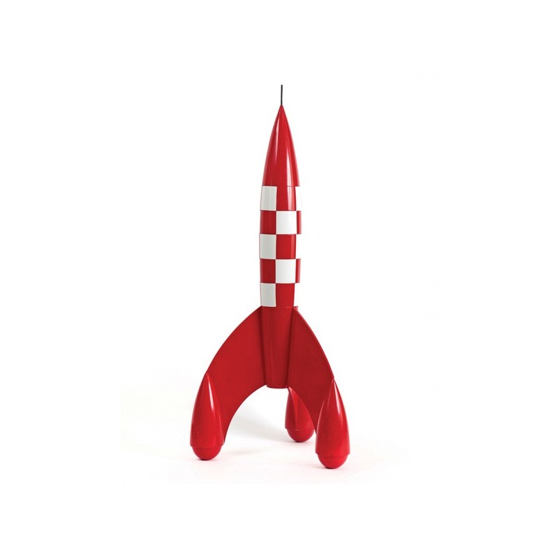 Véhicule Moulinsart Tintin - Fusée lunaire 23 cm (bois)