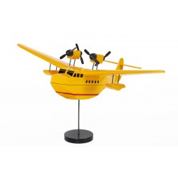 Aroutcheff Moulinsart Tintin - Hydravion bi-moteur Sceptre (bois)