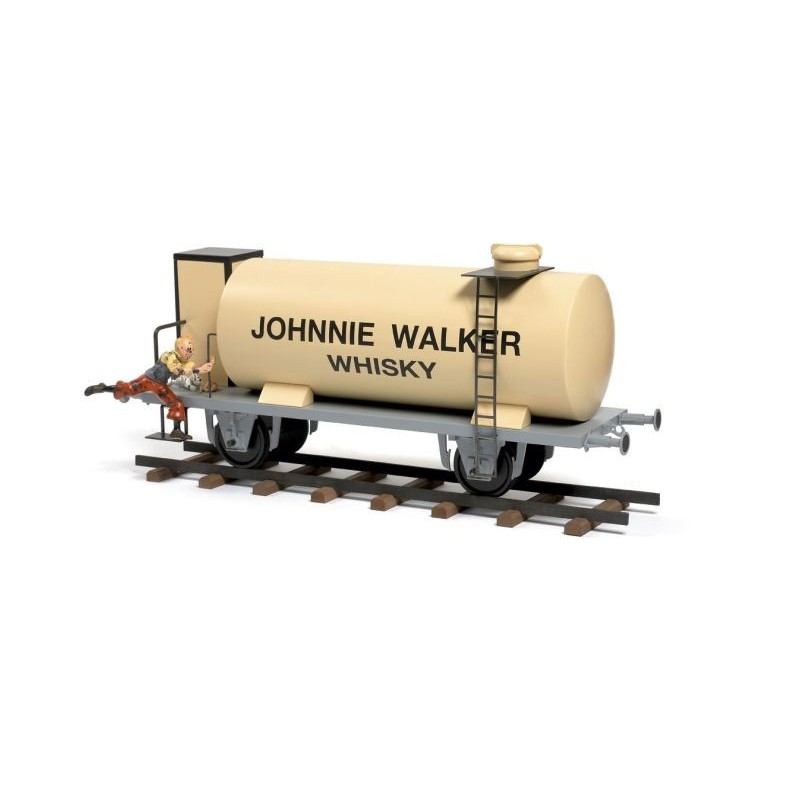 Aroutcheff Moulinsart Tintin - Wagon Johnnie Walker (bois)