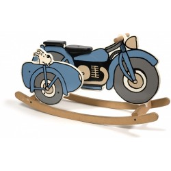 Aroutcheff Moulinsart Tintin - Side-car à bascule (bois)
