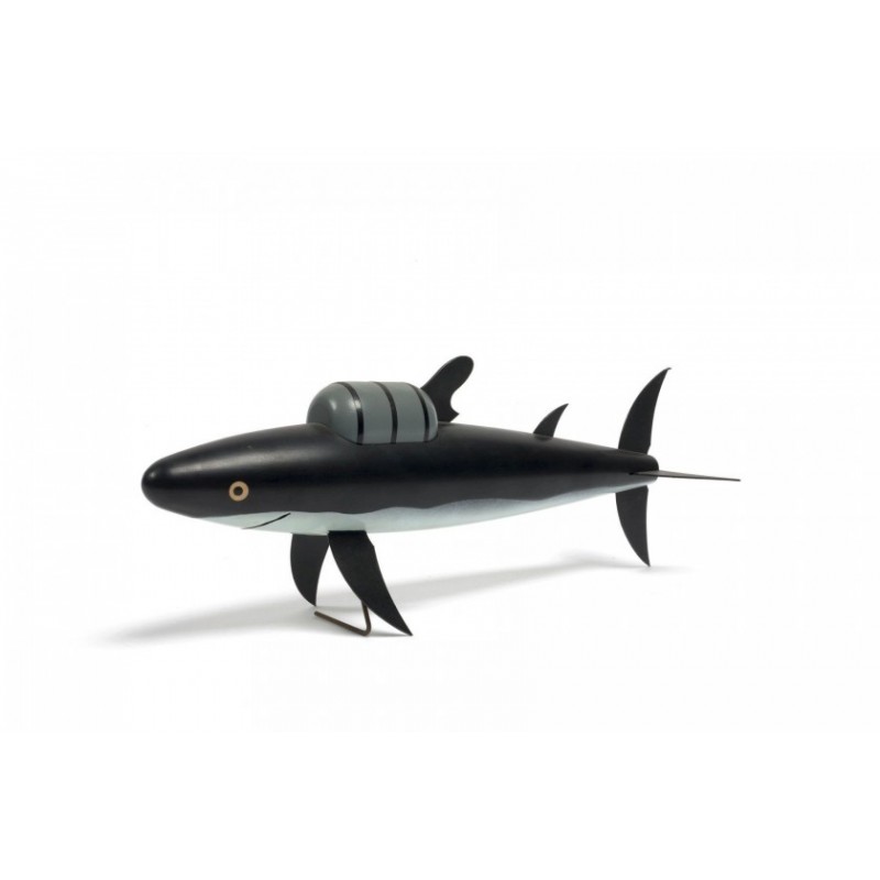 Aroutcheff Moulinsart Tintin - Sous-marin requin (bois)