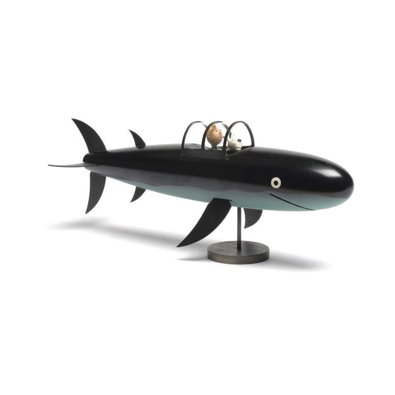 Aroutcheff Moulinsart Tintin - Sous-marin requin (bois)