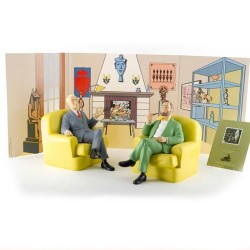 Leblon Delienne Jacobs Blake & Mortimer - Blake et Mortimer dans leur fauteuil (jaune)