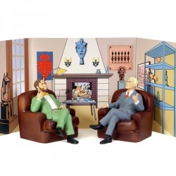 Leblon Delienne Jacobs Blake & Mortimer - Blake et Mortimer dans leur fauteuil (cuir)