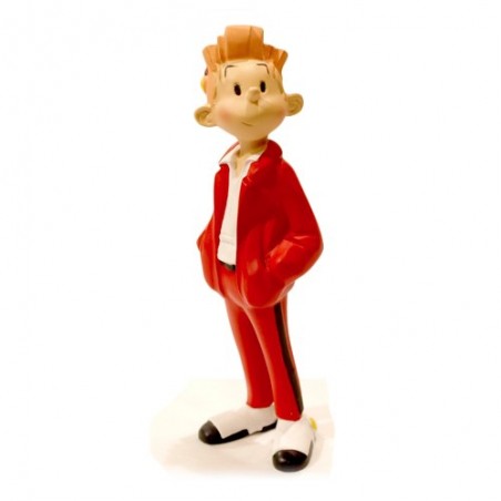 LEBLON DELIENNE SCULPTURE SPIROU ALLONGE LISANT UNE BD 1278 SUR 5000 1994 M779 50800