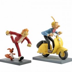 Leblon Delienne Franquin Janry Spirou & Fantasio - Fantasio scooter à la course poursuite