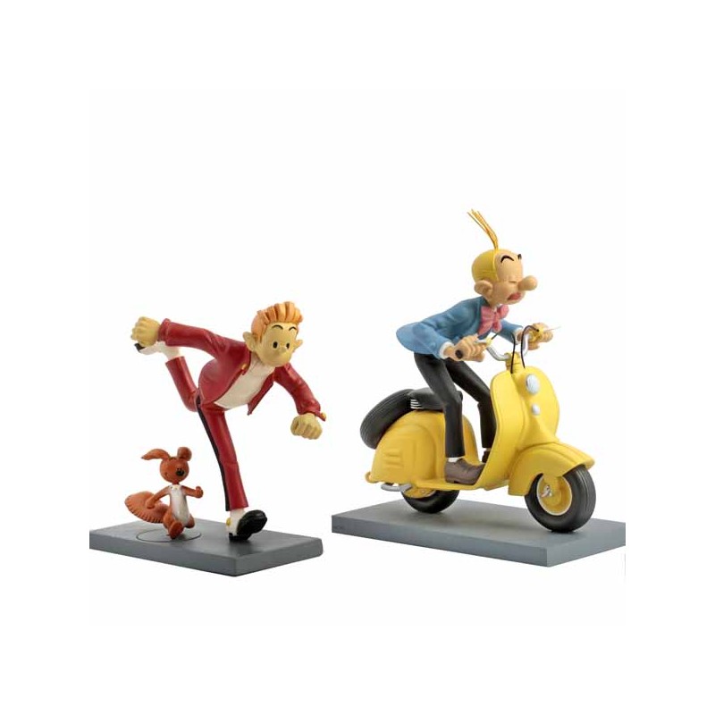 Leblon Delienne Franquin Janry Spirou & Fantasio - Fantasio scooter à la course poursuite