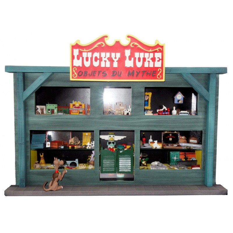 Pixi Morris Lucky Luke - Vitrine Objets du Mythe Lucky Luke