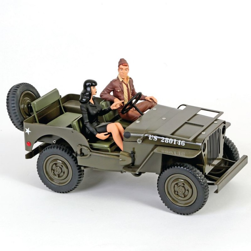 Aroutcheff Berthet Pin-up - Jeep Willys