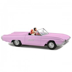 Aroutcheff Berthet Pin-up - Ford Thunderbird convertible 1963 rose