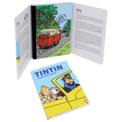 Papeterie Moulinsart Tintin - Set de 16 CP Tintin et les voitures