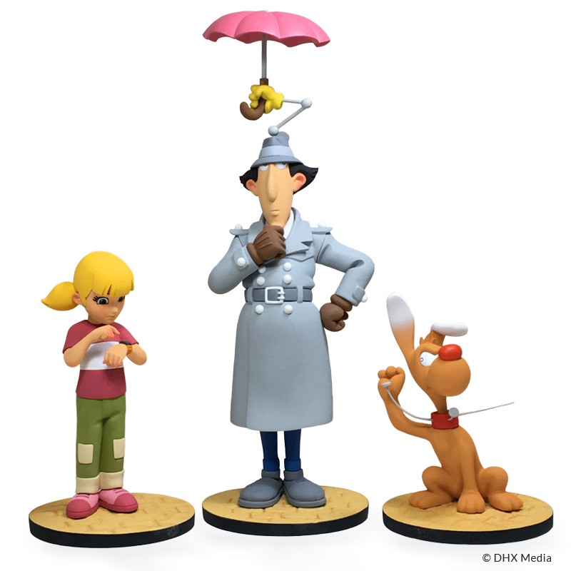 Figurine Inspecteur Gadget Blitzway 1/12 - Finot & Sophie Articulée Mega