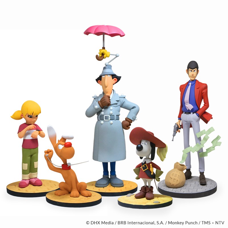 FIGURINE DE DESSIN animé l'INSPECTEUR GADGET années 80 figure figurilla