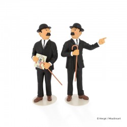 Figurine Moulinsart Tintin - Dupont et Dupond (Musée Imaginaire)
