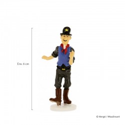 Pixi Moulinsart Tintin - Carte de Voeux - Le sheriff ivrogne
