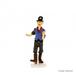 Pixi Moulinsart Tintin - Carte de Voeux - Le sheriff ivrogne