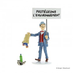 Pixi Moulinsart Tintin - Séraphin Lampion "Protégeons l'environnement"