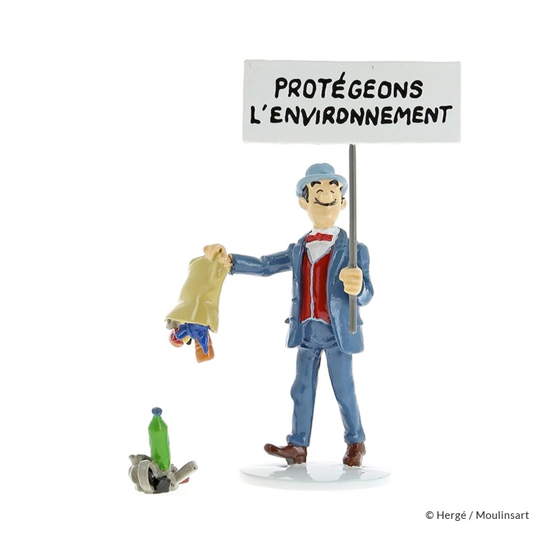 Pixi Moulinsart Tintin - Séraphin Lampion "Protégeons l'environnement"