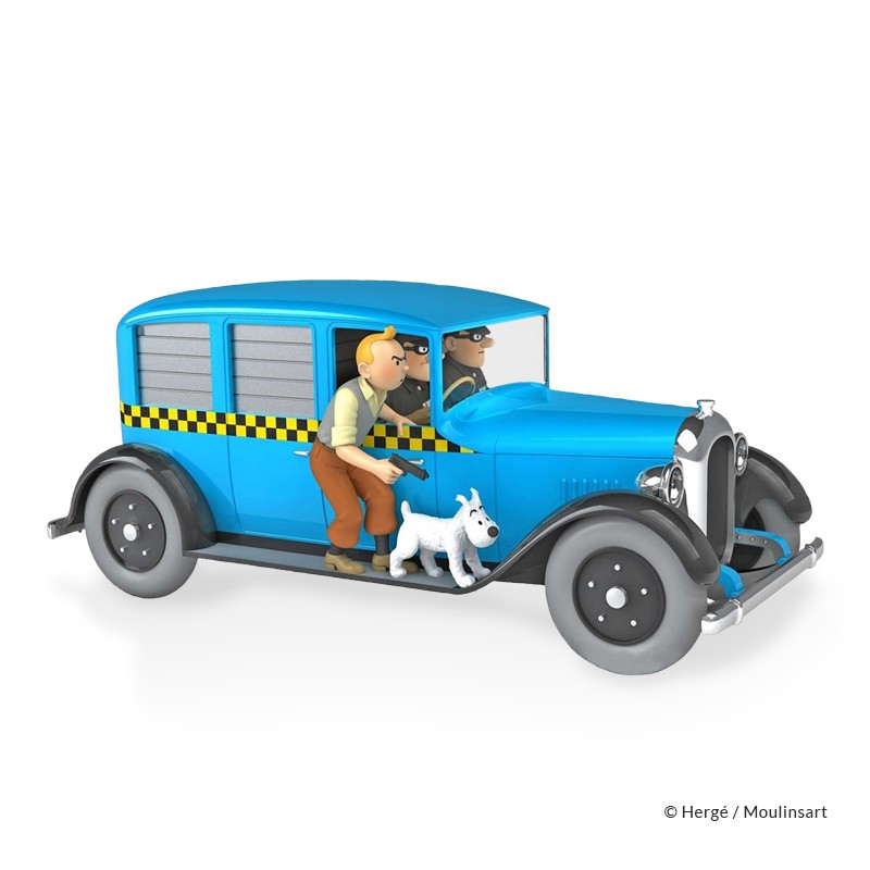 Véhicule Moulinsart Tintin - Le taxi de Chicago Amérique (Echelle 1/24)