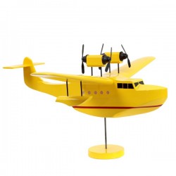 Aroutcheff Moulinsart Tintin - Hydravion bi-moteur Sceptre (bois)