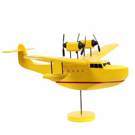 Hydravion Tintin Aroutcheff – Bois 24x34 + Version Neuve Moulinsart