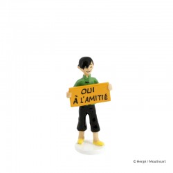 Pixi Moulinsart Tintin - Carte de Voeux - Tchang "Oui à l'amitié"
