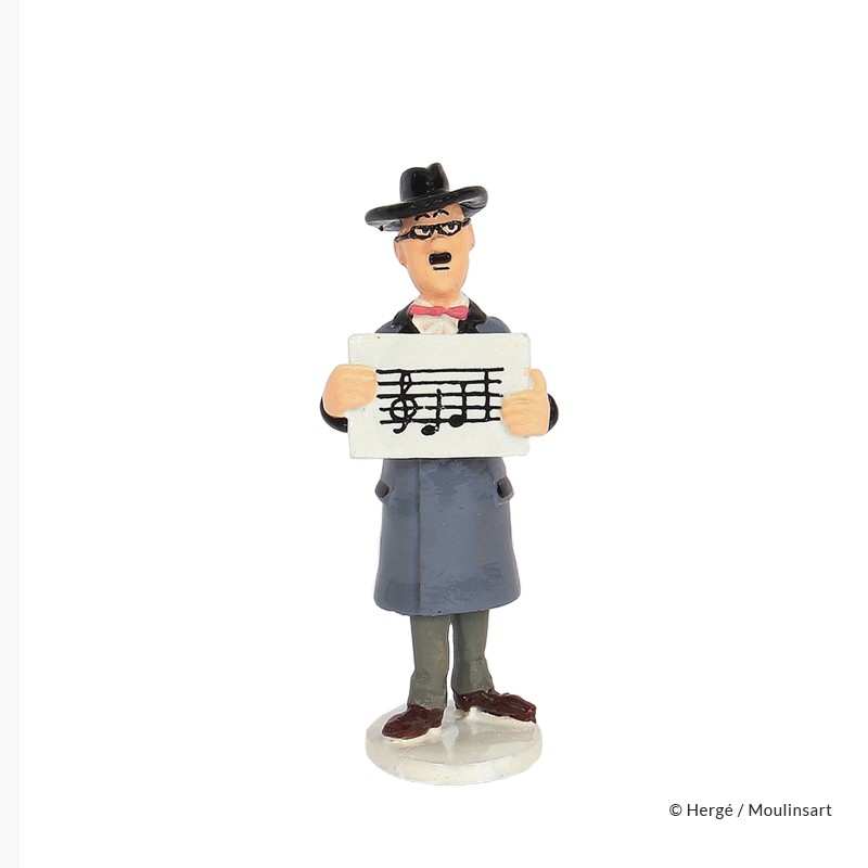 Pixi Moulinsart Tintin - Carte de Voeux - Wagner "Note de Musique"