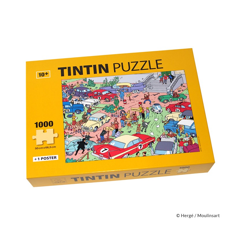Puzzle Tintin Éléphant altesse - MOULINSART 