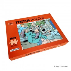 Puzzle Moulinsart Tintin - "Avec Tintin, en apesanteur" (1000 pièces)