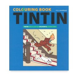 Papeterie Moulinsart Tintin - Livre album à colorier Tintin et les personnages