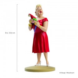 Figurine Moulinsart Tintin - Castafiore au perroquet (12 cm)