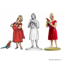 Figurine Moulinsart Tintin - Castafiore au perroquet (12 cm)