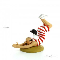 Figurine Moulinsart Tintin - Dupont baigneur (12 cm)
