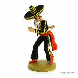 Figurine Moulinsart Tintin - Alcazar lanceur de couteau (12 cm)