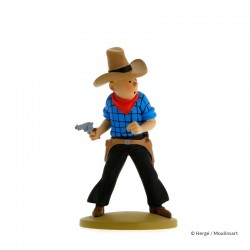 Figurine Moulinsart Tintin - Tintin Cow-Boy (12 cm)