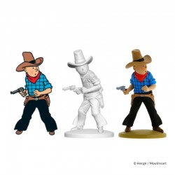 Figurine Moulinsart Tintin - Tintin Cow-Boy (12 cm)