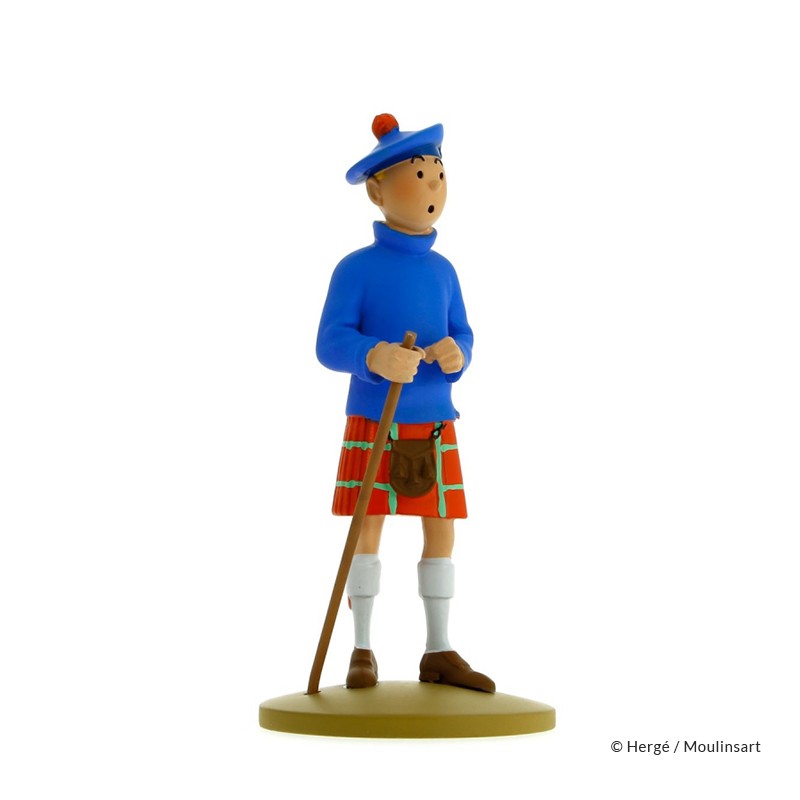 Figurine Moulinsart Tintin - Tintin kilt (12 cm)