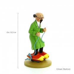 Figurine Moulinsart Tintin - Tournesol patins à moteur (12 cm)