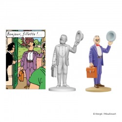 Figurine Moulinsart Tintin - Séraphin Lampion en costume (12 cm)