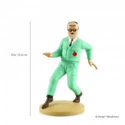 Figurine Moulinsart Tintin - Frank Wolff l'ingénieur Félon (12 cm)