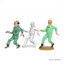 Figurine Moulinsart Tintin - Frank Wolff l'ingénieur Félon (12 cm)