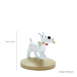 Figurine Moulinsart Tintin - Milou os (12 cm)