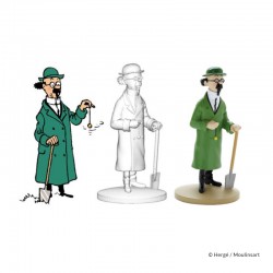 Figurine Moulinsart Tintin - Tournesol à la bêche (12 cm)
