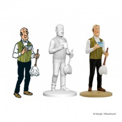 Figurine Moulinsart Tintin - Nestor au plumeau (12 cm)