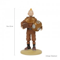 Figurine Moulinsart Tintin - Tintin scaphandre (12 cm)