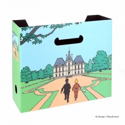 Papeterie Moulinsart Tintin - Boîte à archives "Château de Moulinsart"